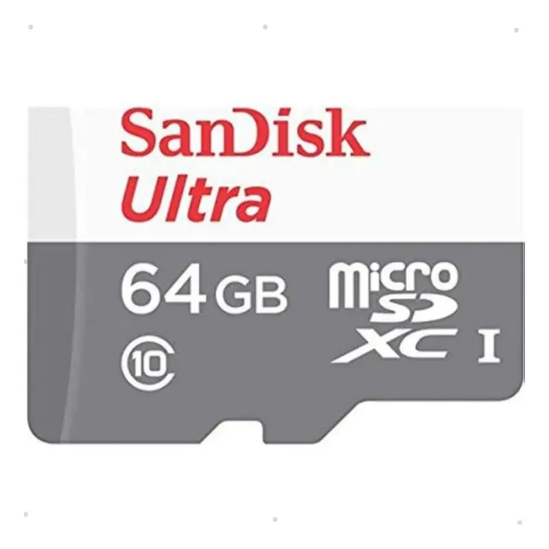 5x Cartão Memória Sandisk Micro Sd 64gbultra Nfe