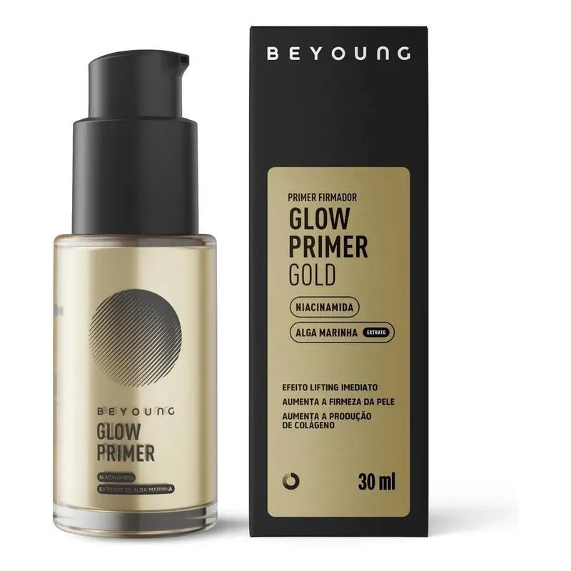 5x Beyoung Glow Primer Gold Acabamento Iluminado Dourado 30m