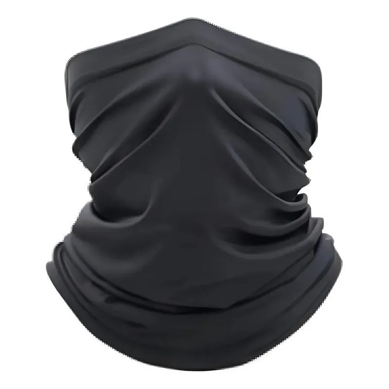 Balaclava Gola Bandana Touca Pescoço Proteçao Frio Preto Uni