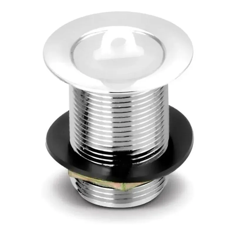 2x Válvula Ralo De Tanque Metal Cromado 1.1/4'' Pia E Cuba F