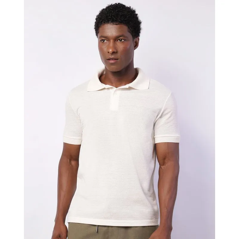Camisa Polo Masculina Manga Curta Maquinetada Flamê Off White G