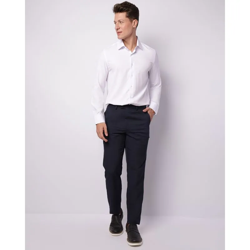 Calça Social Masculina Slim Marinho 40