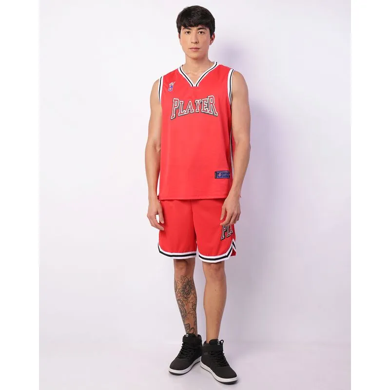 Bermuda Esportiva Masculina Basquete Vermelha M