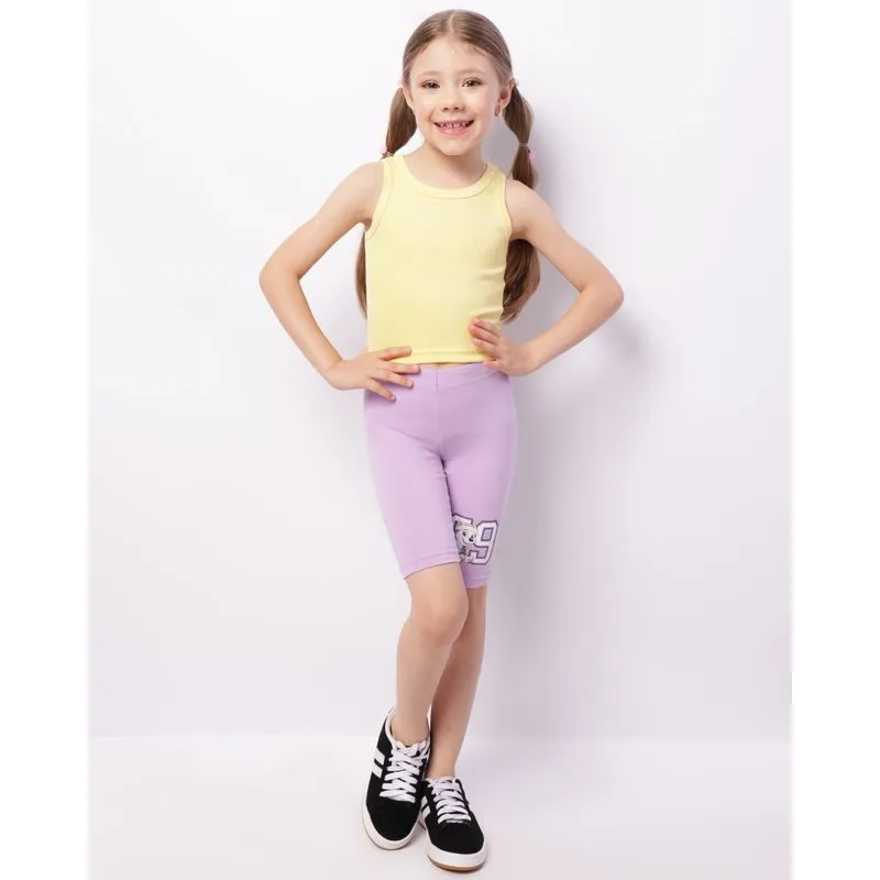 Bermuda Infantil Ciclista Everest Patrulha Canina Lilás 6