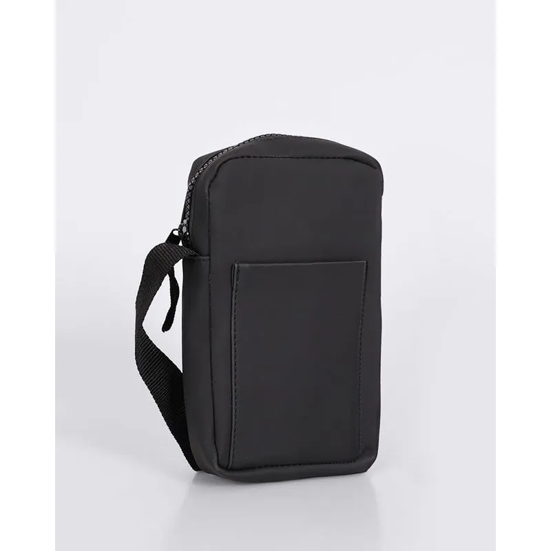 Bolsa Shoulder Bag Alça Com Zíper Preta UN