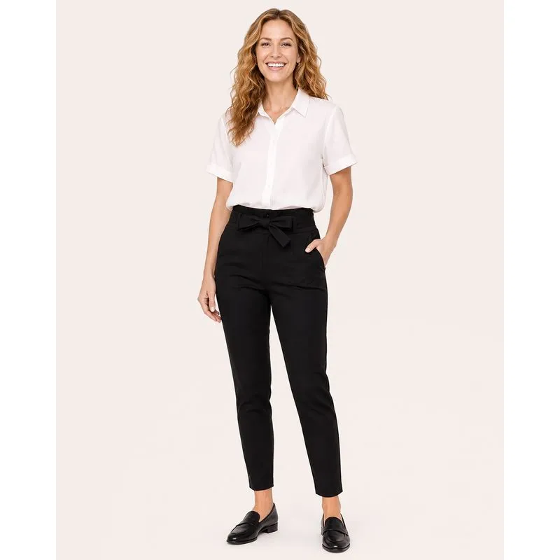Calça Feminina Bengaline Clochard Preta GG