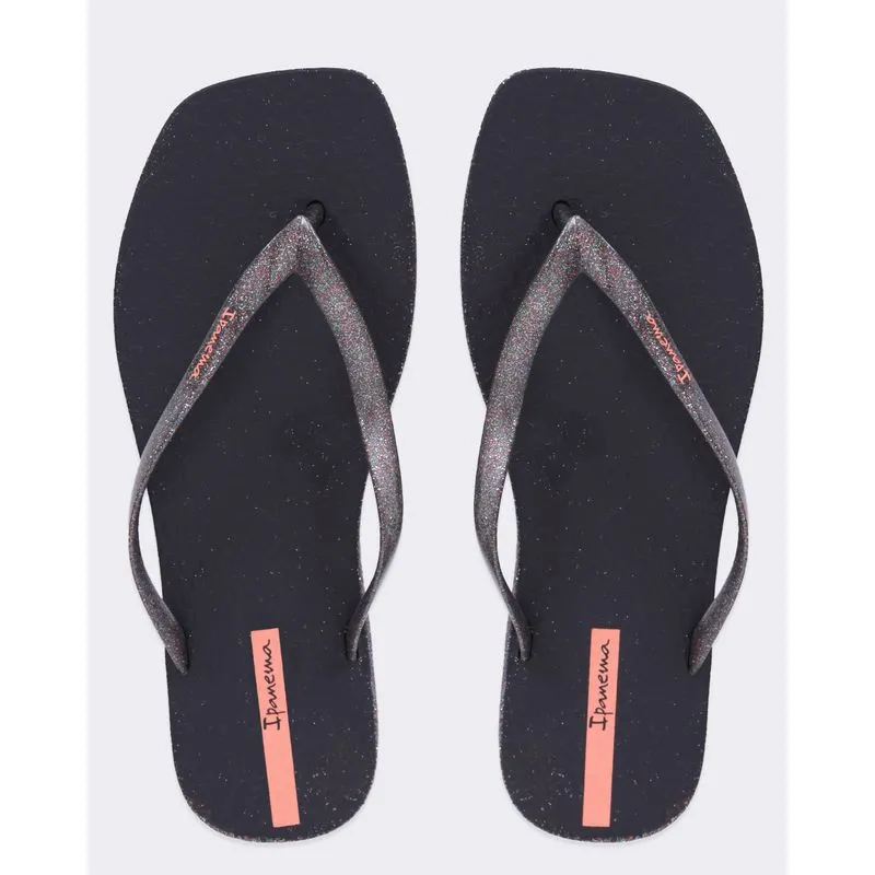 Chinelo Ipanema Feminino Edge Maxi Glow Preto 35
