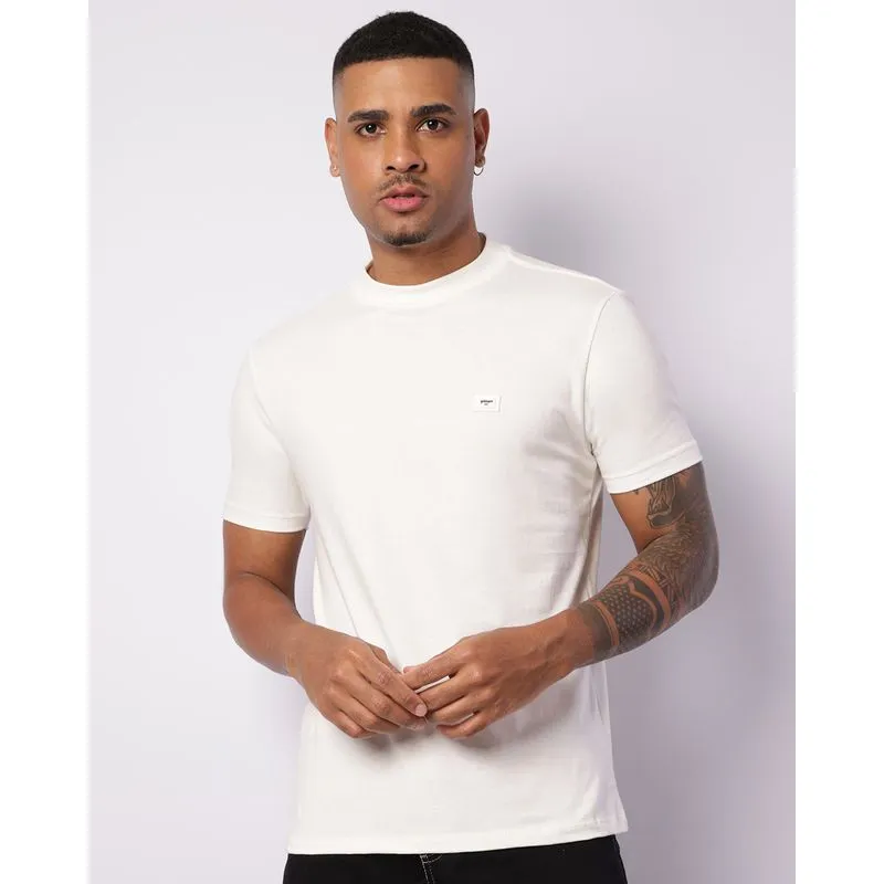 Camiseta Masculina Básica Manga Curta Off White GG