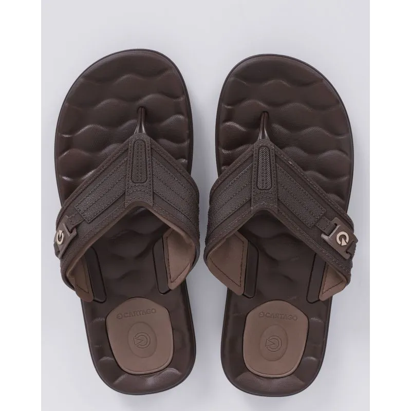 Chinelo Masculino Cartago Egeu ||| Marrom 42