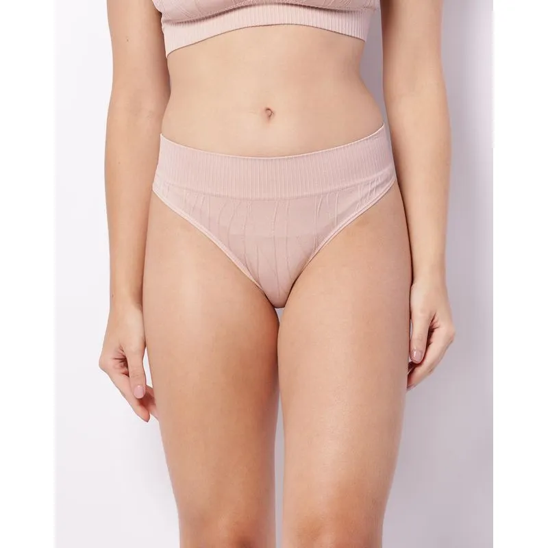 Calcinha Feminina Biquíni Zee Rucci Texturizada Rosa GG