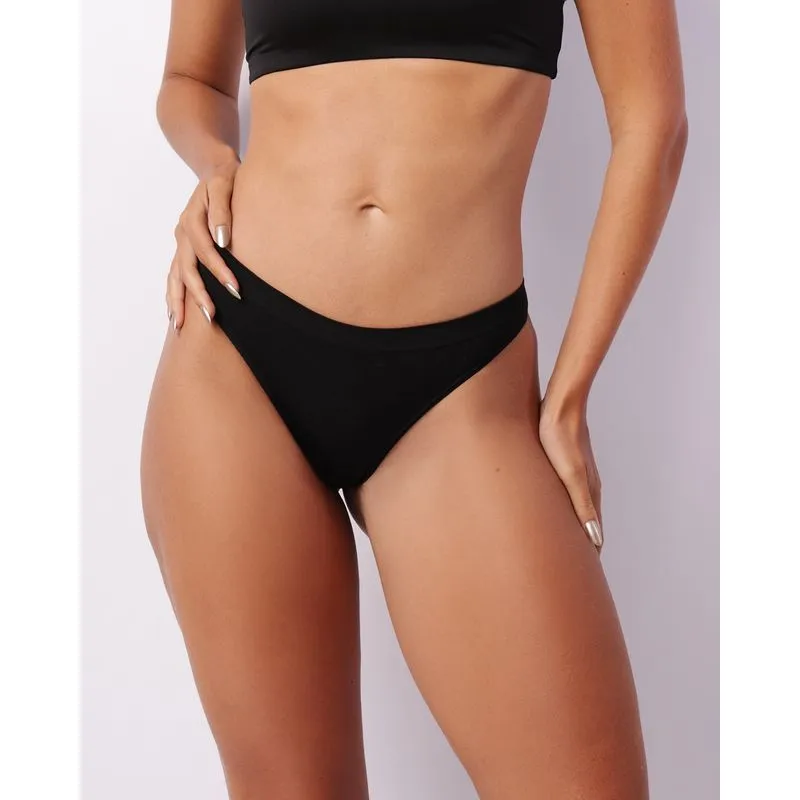 Calcinha Feminina Biquíni Sem Costura Preta P