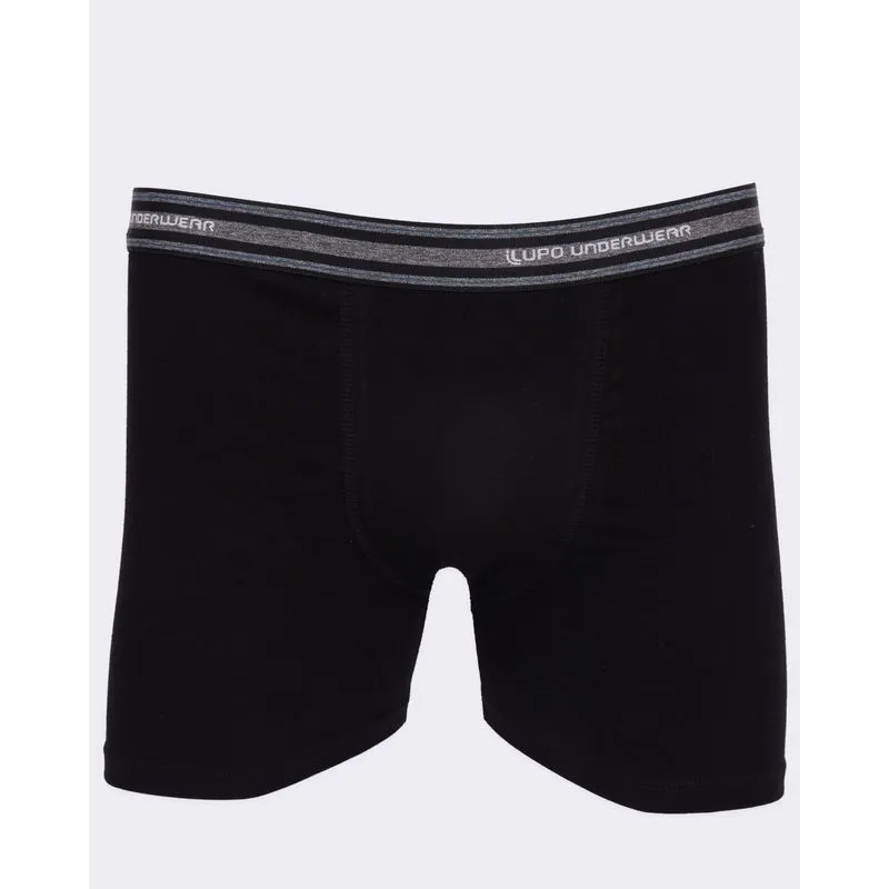 Cueca Boxer Masculina Lupo Preta M