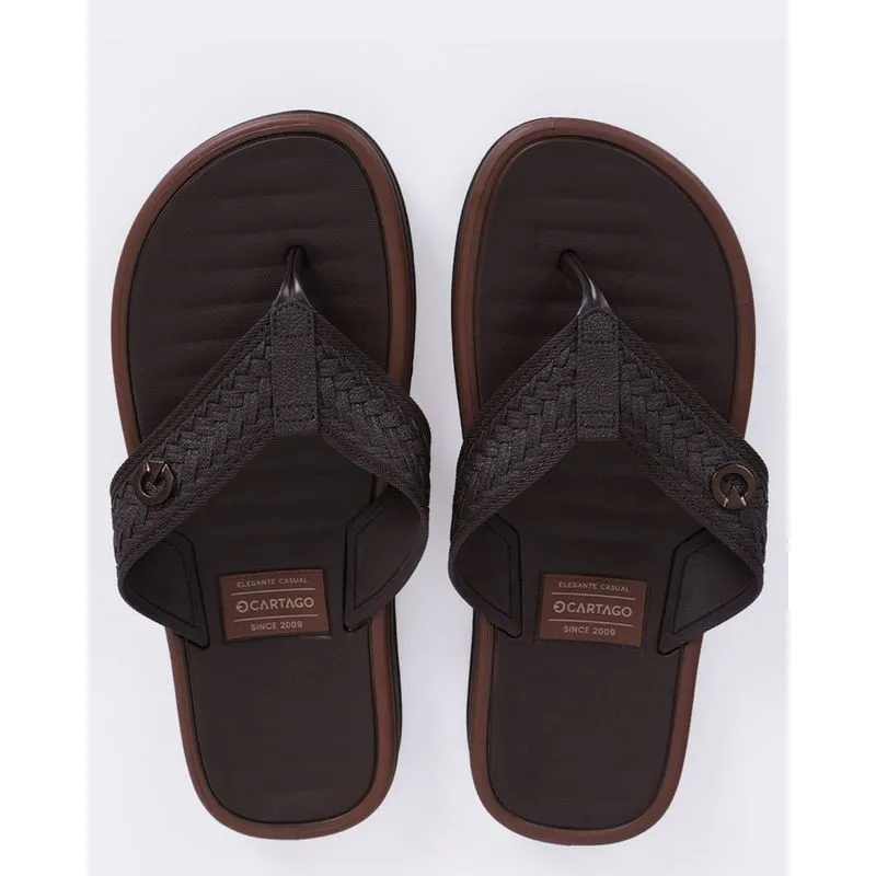 Chinelo Masculino Cartago Coimbra II Marrom 40