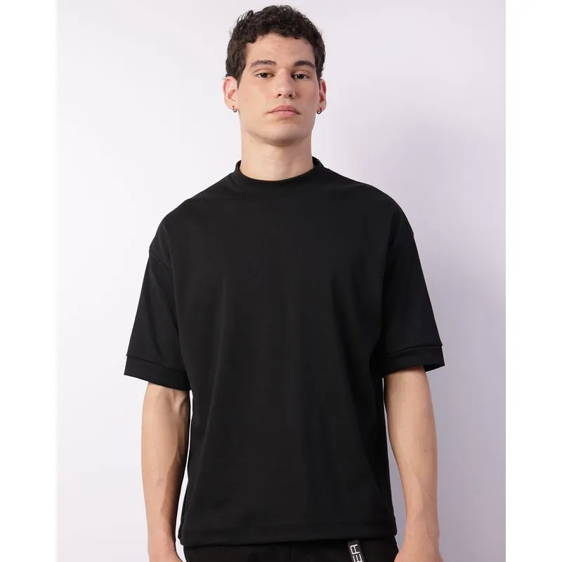 Camiseta Masculina Oversized Básica Preta G