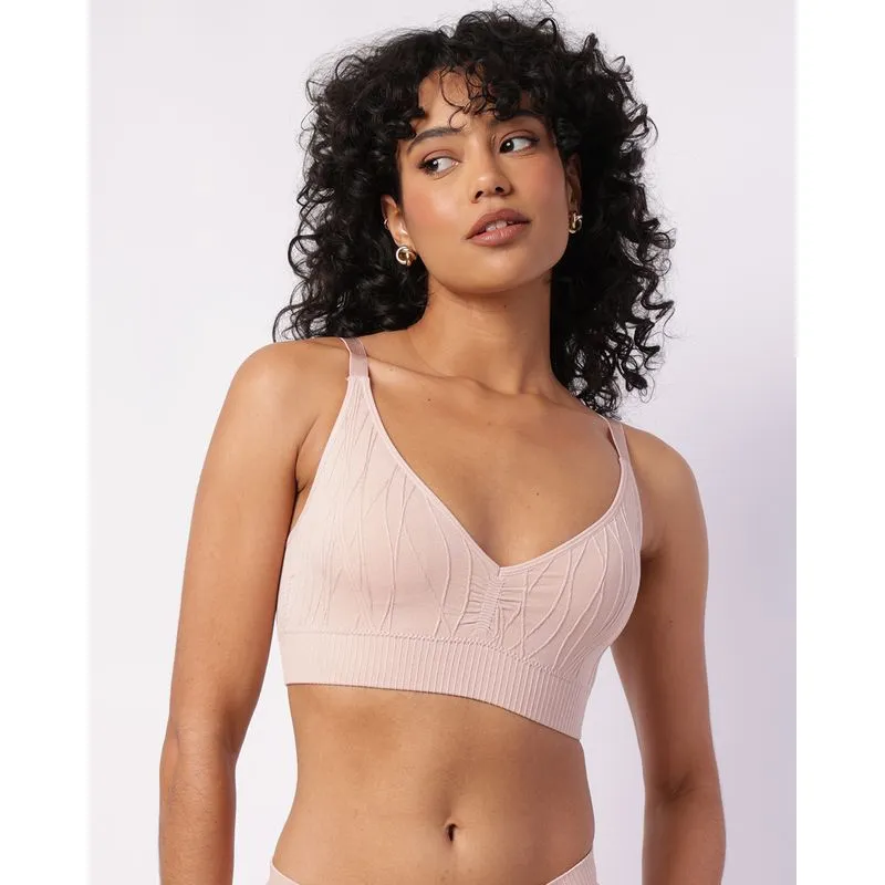 Sutiã Feminino Top Poliamida com Bojo Removível Zee Rucci Rosa M