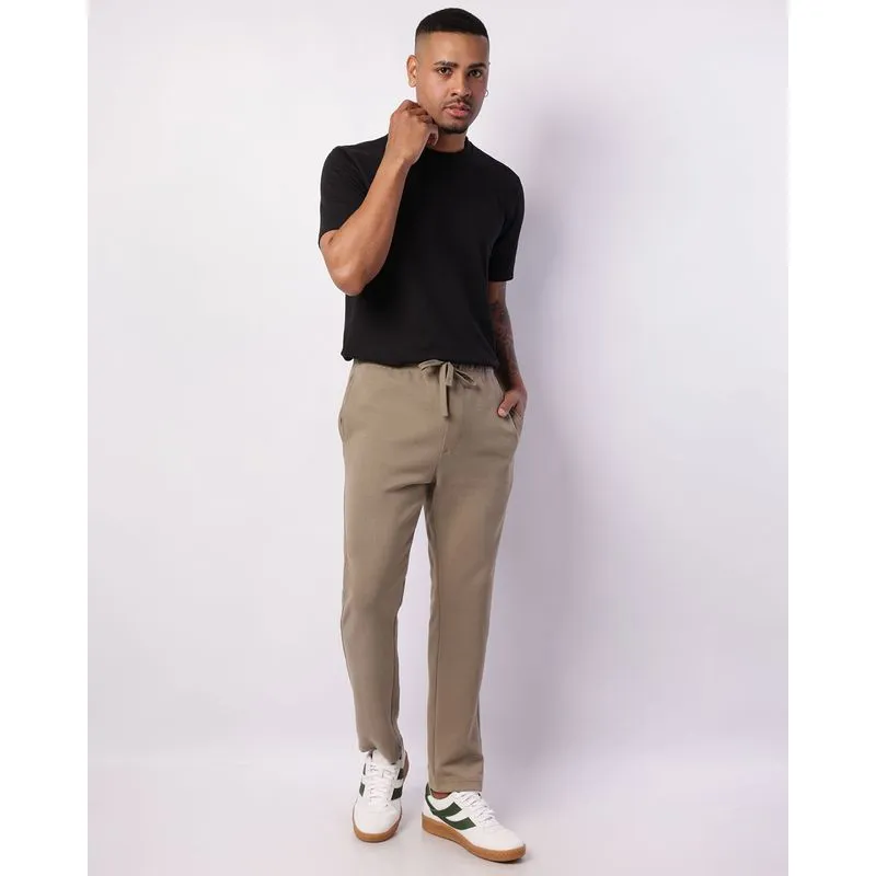 Calça Moletom Masculina Reta com Bolsos Verde P