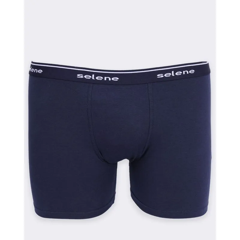 Cueca Boxer Plus Size Masculina Selene Marinho X3