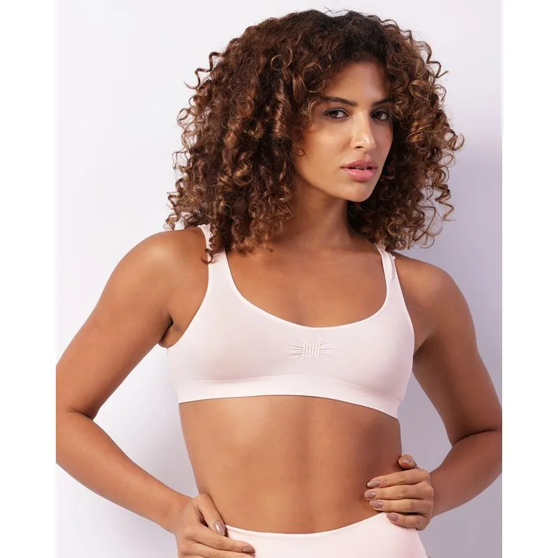 Sutiã Feminino Top Trifil Sem Bojo Sem Costura Rosa P