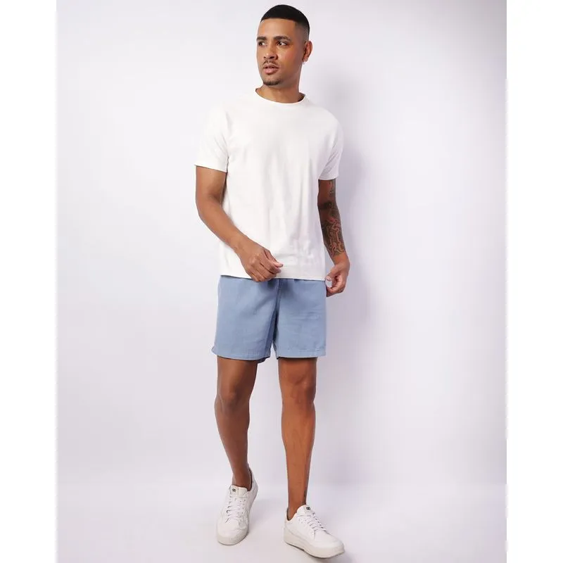 Bermuda Liocel Masculina Bolso Posterior Azul GG