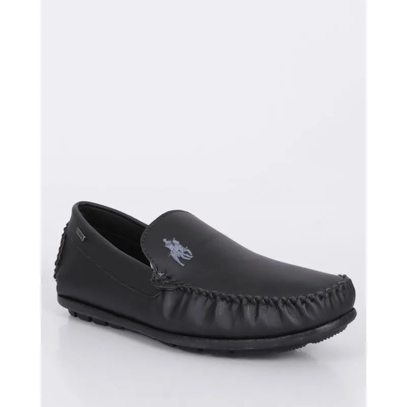Mocassim Masculino Polo Com Bordado Preto 42