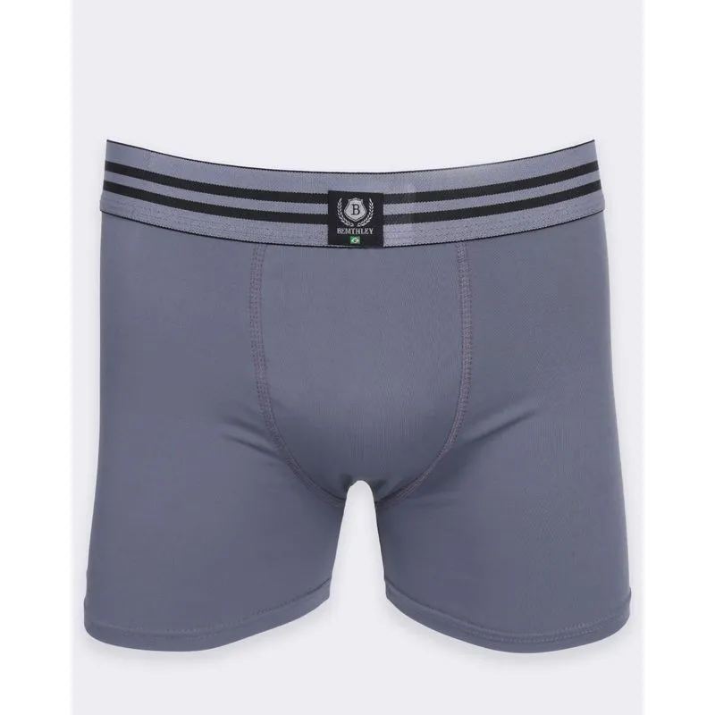 Cueca Masculina Boxer Cinza GG