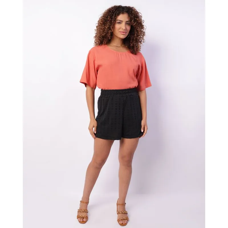 Short Feminino Curto Laise Preto M