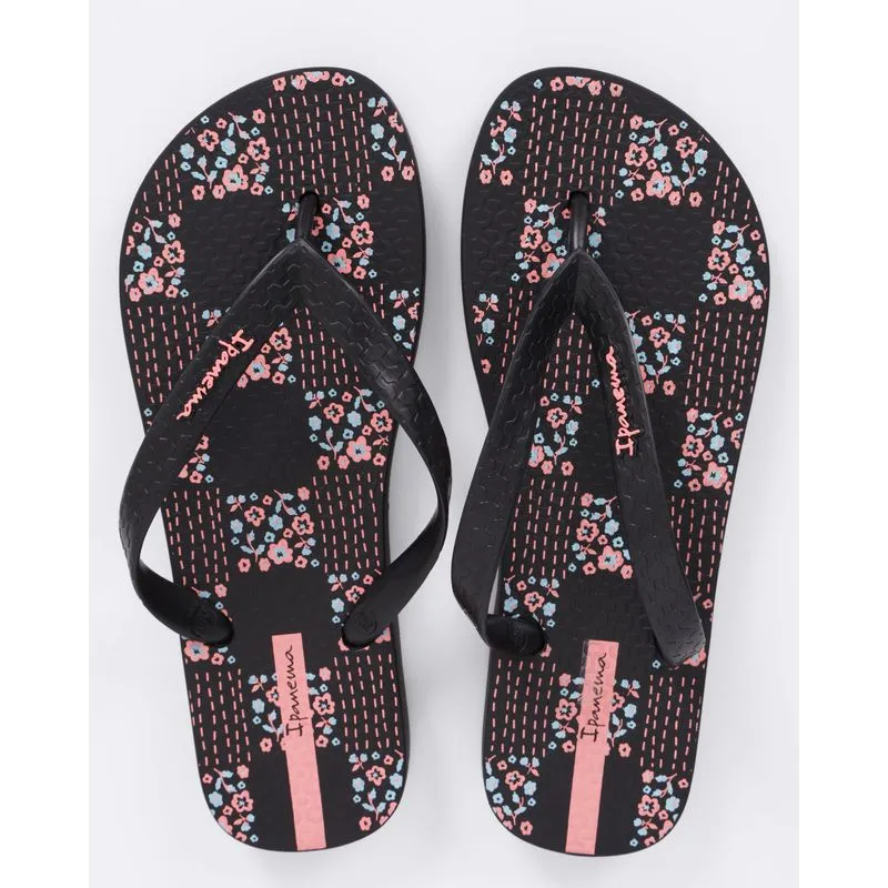 Chinelo Ipanema Feminino Happy Preto 33/34