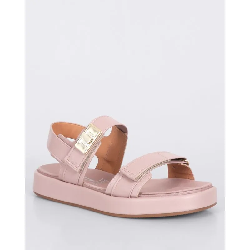 Sandália Feminina Vizzano Flatform Com Fivela Rosa 36