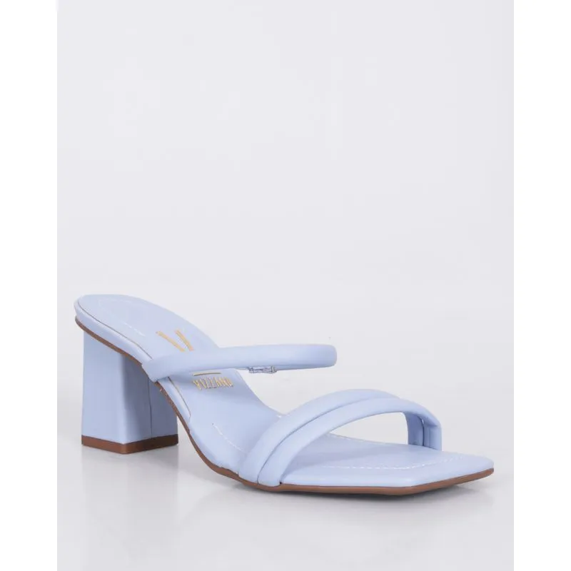 Tamanco Feminino Vizzano Salto Bloco Azul 38