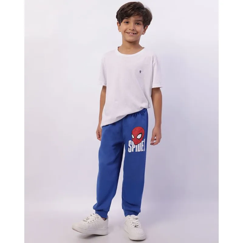Calça Moletom Infantil Marvel Homem Aranha Azul 6