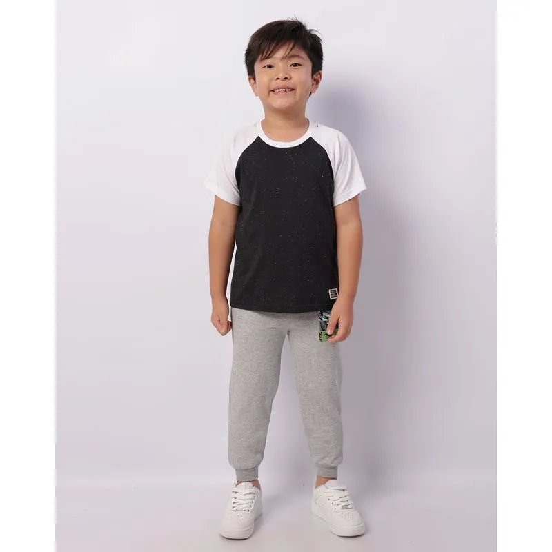 Calça Moletom Infantil Jogger Marvel Os Vingadores Cinza 6