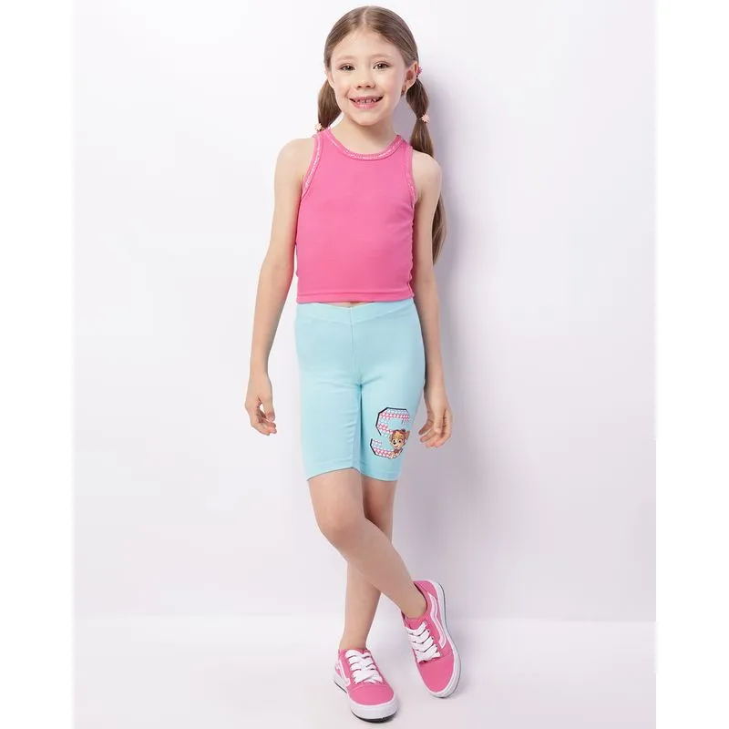 Bermuda Infantil Ciclista Skye Patrulha Canina Azul 6