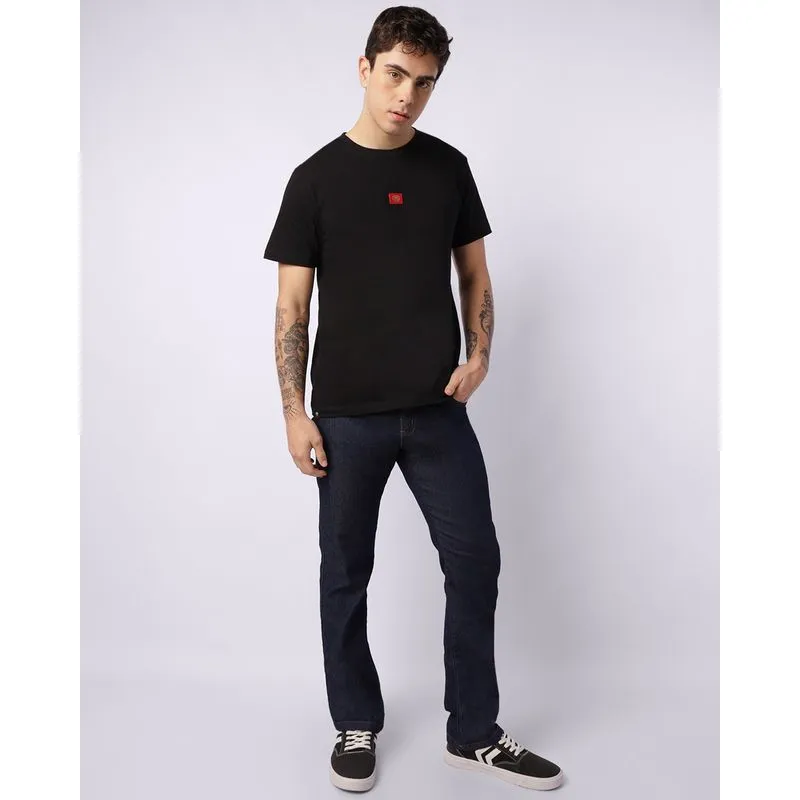 Calça Jeans Masculina Reta Azul 46