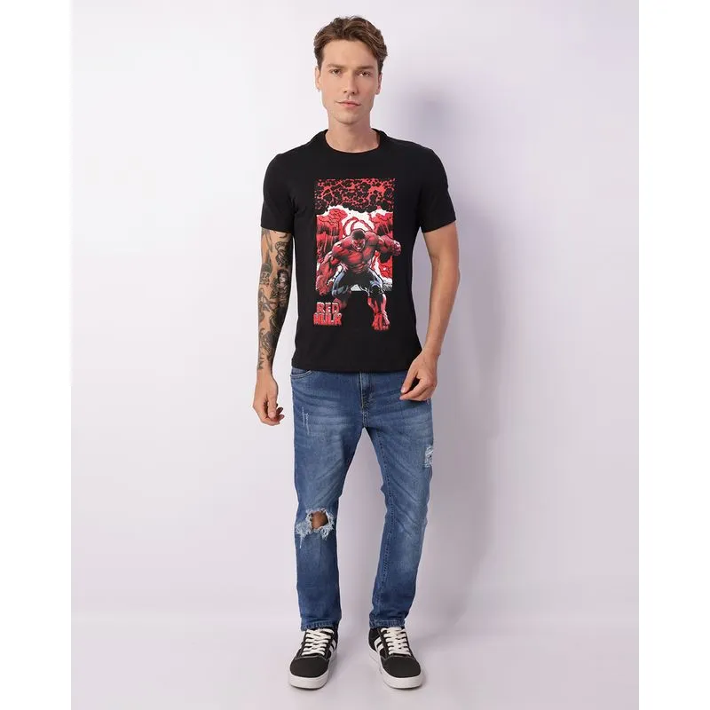Calça Jeans Masculina Skinny Destroyed Azul 48