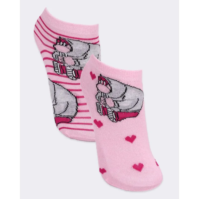 Kit 2 Pares De Meia Infantil Disney Vergonha Divertida-Mente Rosa 22 A 25