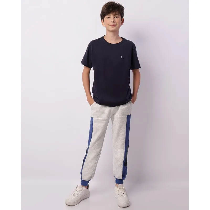 Calça Moletom Juvenil Sonic Jogger Cinza 10