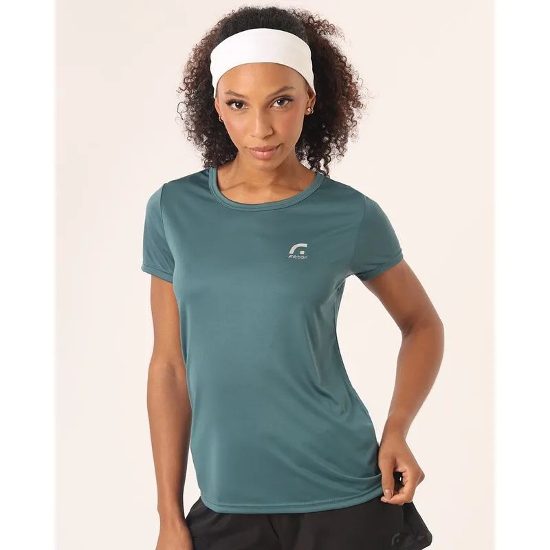 Blusa Feminina Fitness Fitter Manga Curta Verde G