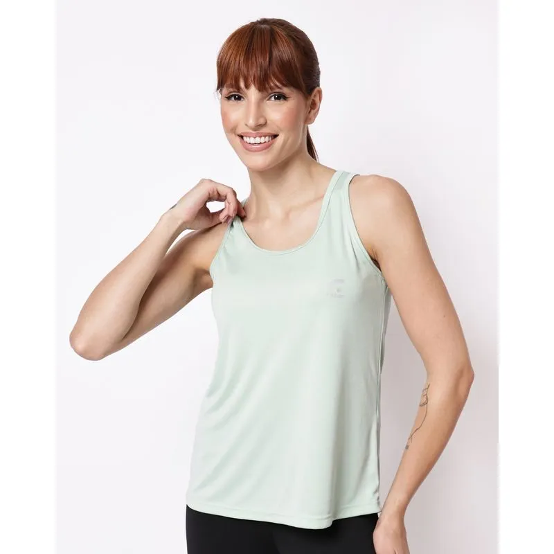 Regata Fitness Feminina Fitter Básica Verde PP