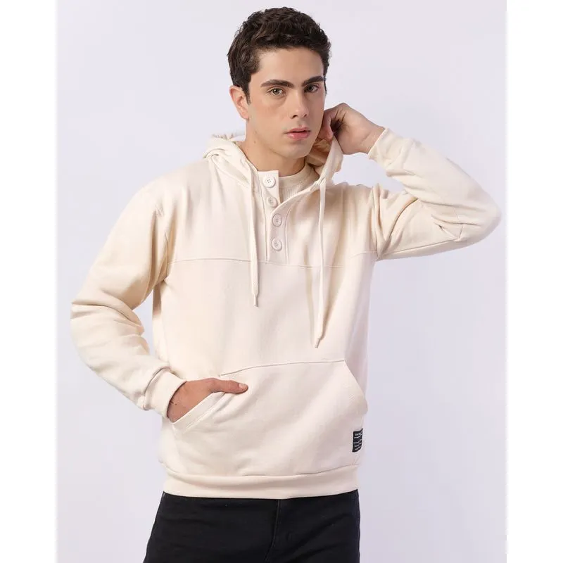 Blusão Moletom Masculino com Capuz Bolso Off White G