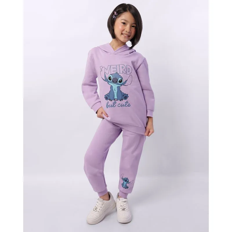 Conjunto Moletom Infantil Disney Stitch Lilás 6