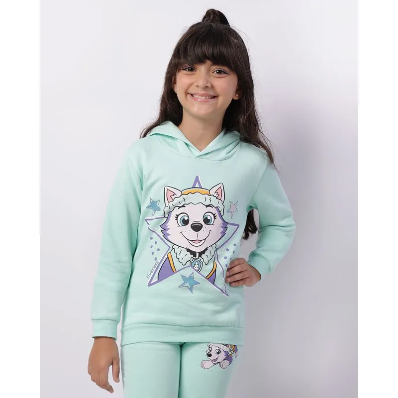 Blusão Moletom Infantil Patrulha Canina Everest Com Capuz Verde 4