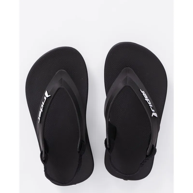 Chinelo Bebê Rider Básico Preto 20/21