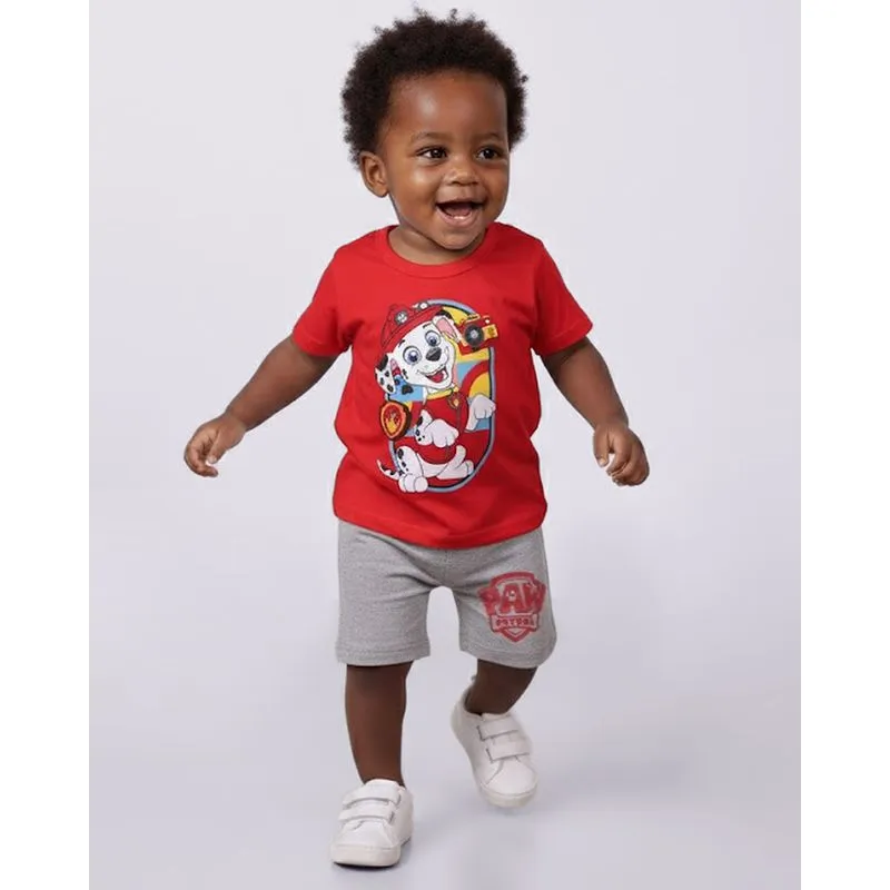 Conjunto Bebê Patrulha Canina Chase Vermelho 3