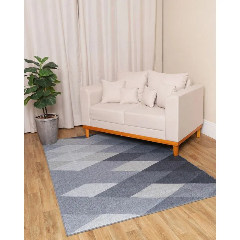Tapete Crystal Velvet Camesa 140cm x 200cm Estampado Cinza UN