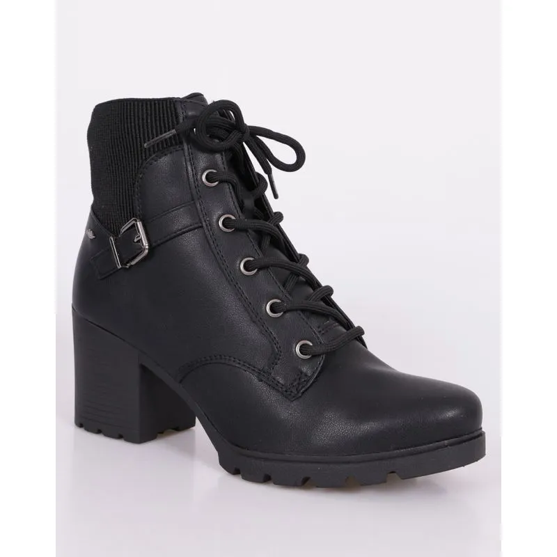 Bota Feminina Coturno Dakota Salto Grosso Preta 38