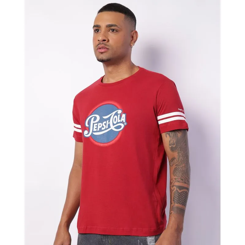 Camiseta Masculina Gangster Manga Curta Vermelha G