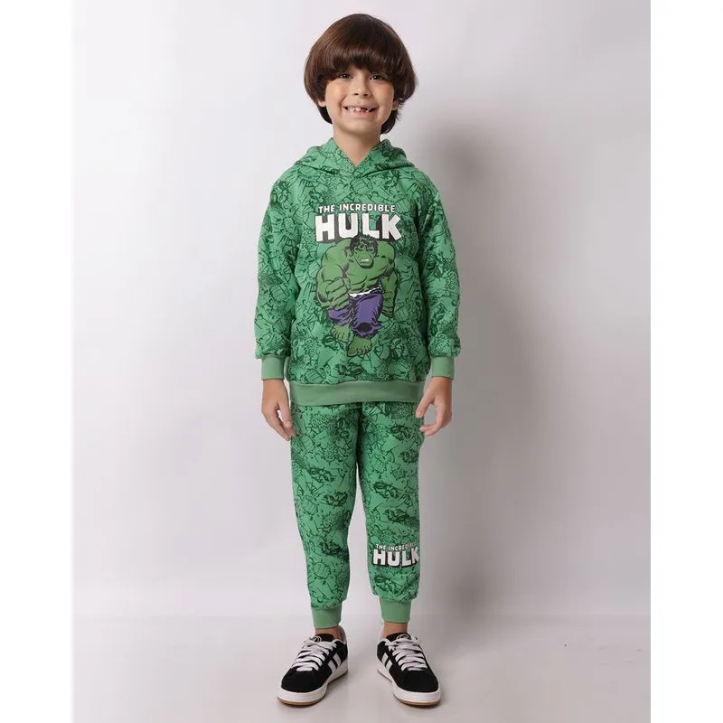Calça Moletom Infantil Marvel Hulk Estampada Verde 4