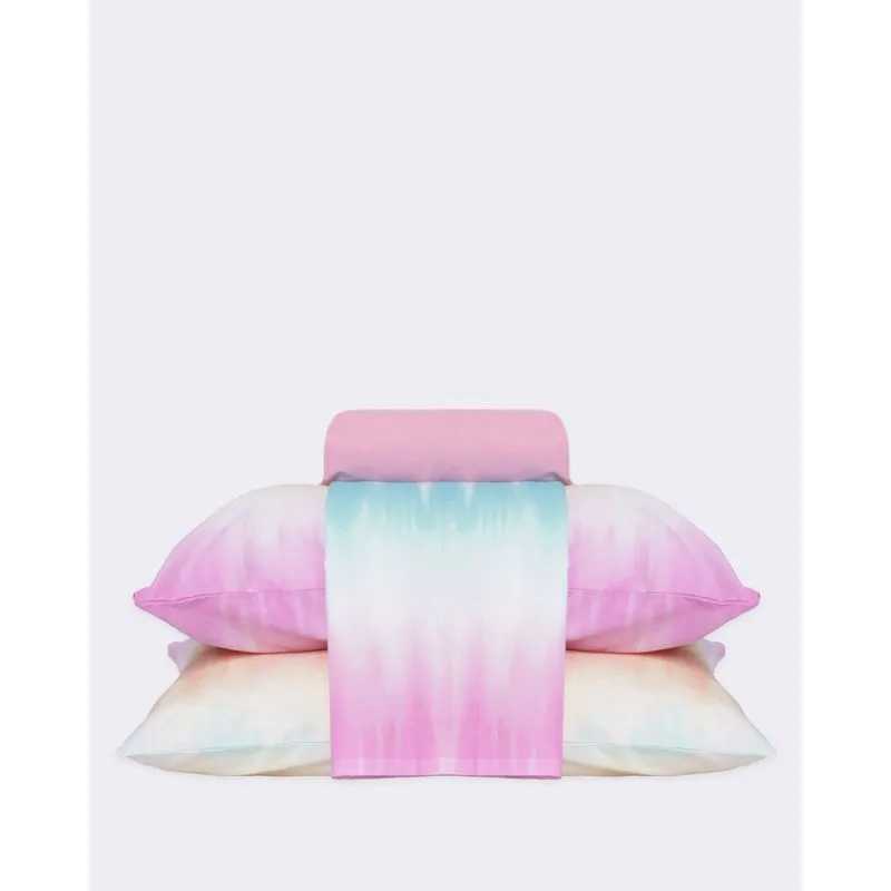 Jogo De Cama Casal 4 Peças Andreza Estampado Rosa UN