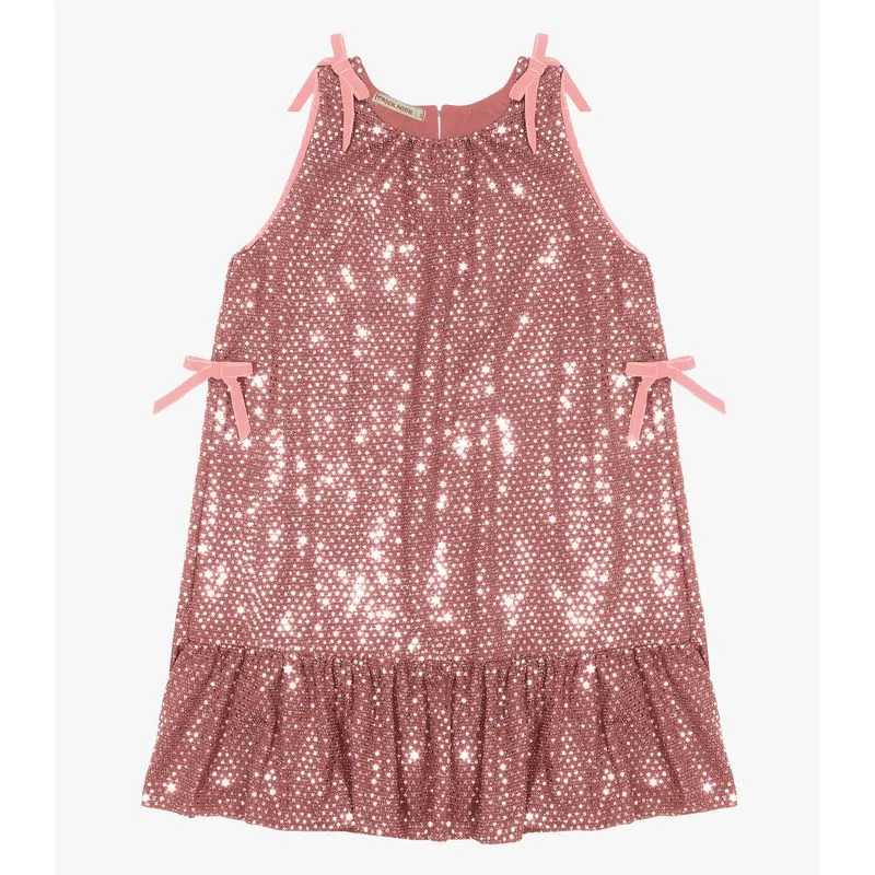 Vestido Infantil Em Lantejoula Trick Nick Unica 10