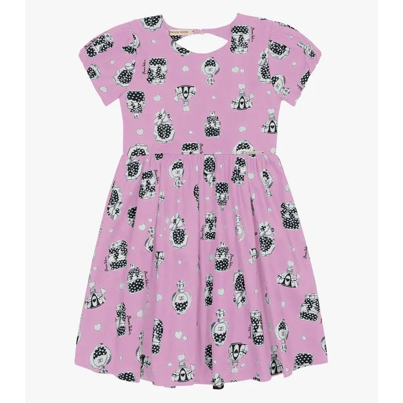 Vestido Infantil Trick Nick Lilás 14